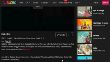 Watch Kali Jotta Full Movie Online for Free on Watcho Watch Kali Jotta Full Movie Online for Free on Watcho