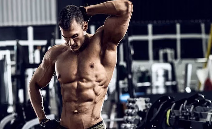 bodybuilder pose