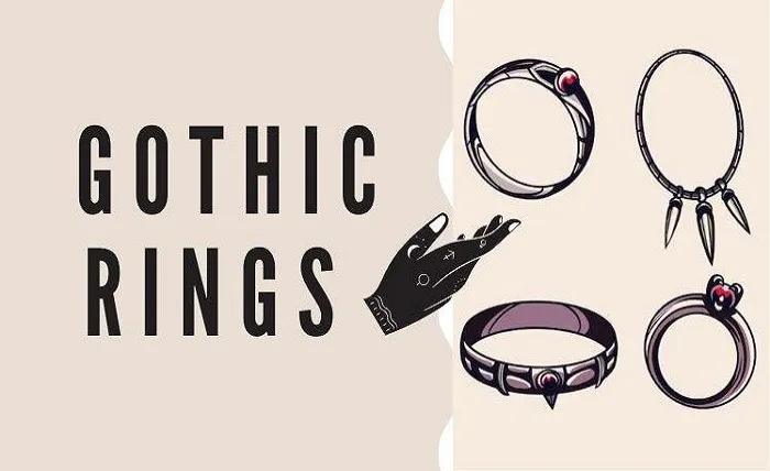 Gothic rings are a dark and tense way to add to your jewellery collection Gothic rings