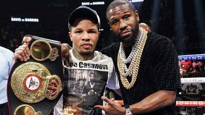 Gervonta Davis and Floyd Mayweather